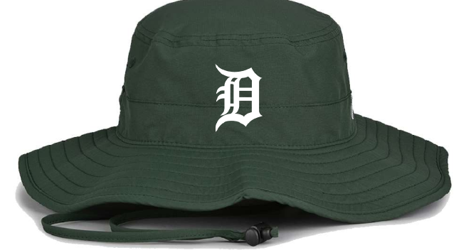 Detroit Tigers Bucket Hats, Tigers Safari Hats, Booney Caps